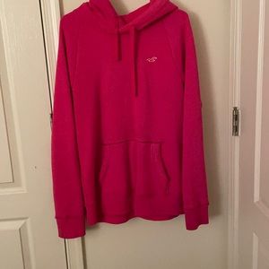 Pink Hollister hoodie